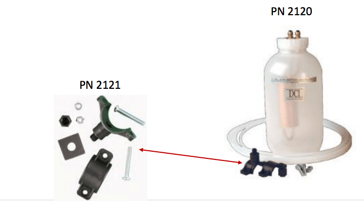 Drain Clamp Pipe Size for Statim Steam Bottle
