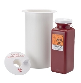 Sharps Container, Counter Mount