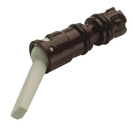 Toggle Valve Replacement Cartridge, On/Off, 2-Way, Normally Closed, Brown w/ Gray Toggle
