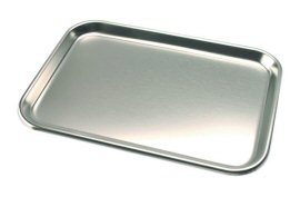 Tray, Stainless Steel, 9-3/4" x 13-1/2"
