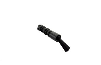 Toggle Valve Replacement Cartridge, On/Off, Side Ported, 3-Way Normally Closed, Blue w/Black Toggle