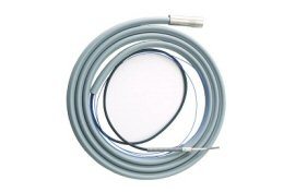 Fiber Optic Tubing w/ Ground Wire, 6' Tubing, 8' Bundle, Gray