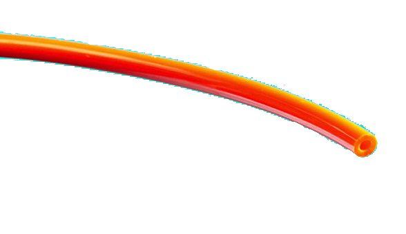 Supply Tubing, 1/8", Poly Orange; Roll of 100ft