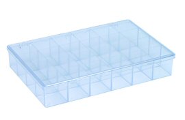 Storage Box, Plastic, 24 Compartment