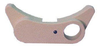 Foot Control Shroud, 1-Hole for Toggle, Gray