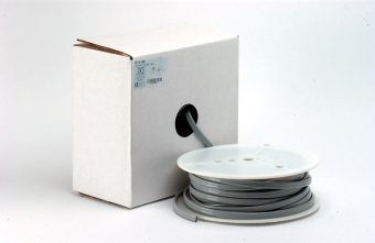 FC Tubing, 2 Hole, Vinyl Asepsis Gray; Box of 100ft