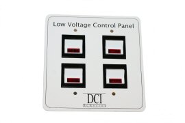 Low Voltage Control Panel, Quad Switch