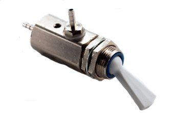 Toggle Cartridge Valve, On/Off, 3-Way, Normally Closed, Gray