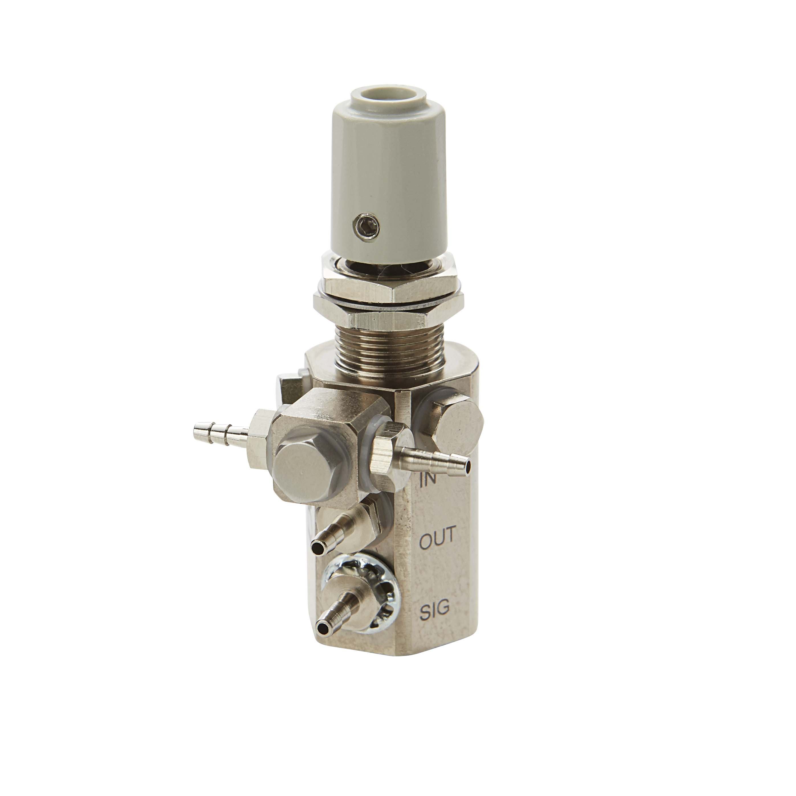 Water Relay Combo Valve with Gray Knob and Double Barb Swivel