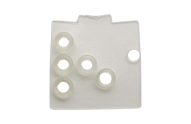Gasket, Clear, to fit A-dec( R ) Century( R ) Pac Auto Block; Pkg of 5